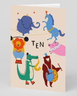 Betiobca Birthday|Birthday Cards*Personalised Circus 10th Birthday Card | Ohh Deer
