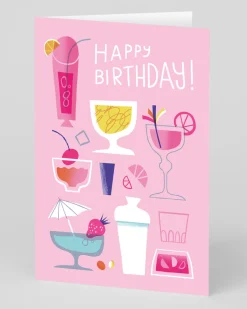 Ohh Deer Birthday|Birthday Cards*Personalised Cocktails Birthday Card |