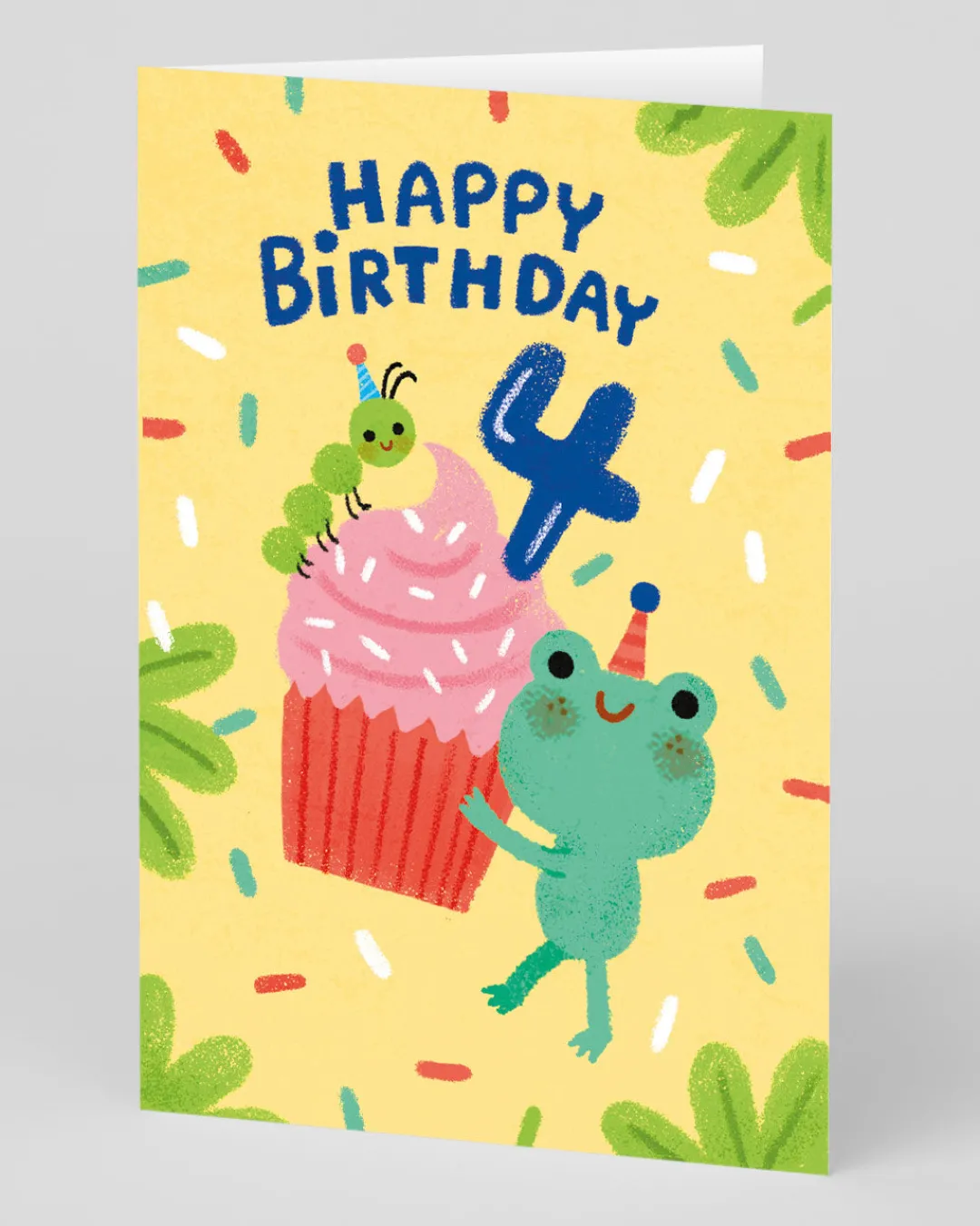 Stormy Knight Birthday|Birthday Cards*Personalised Cupcake 4th Birthday Card