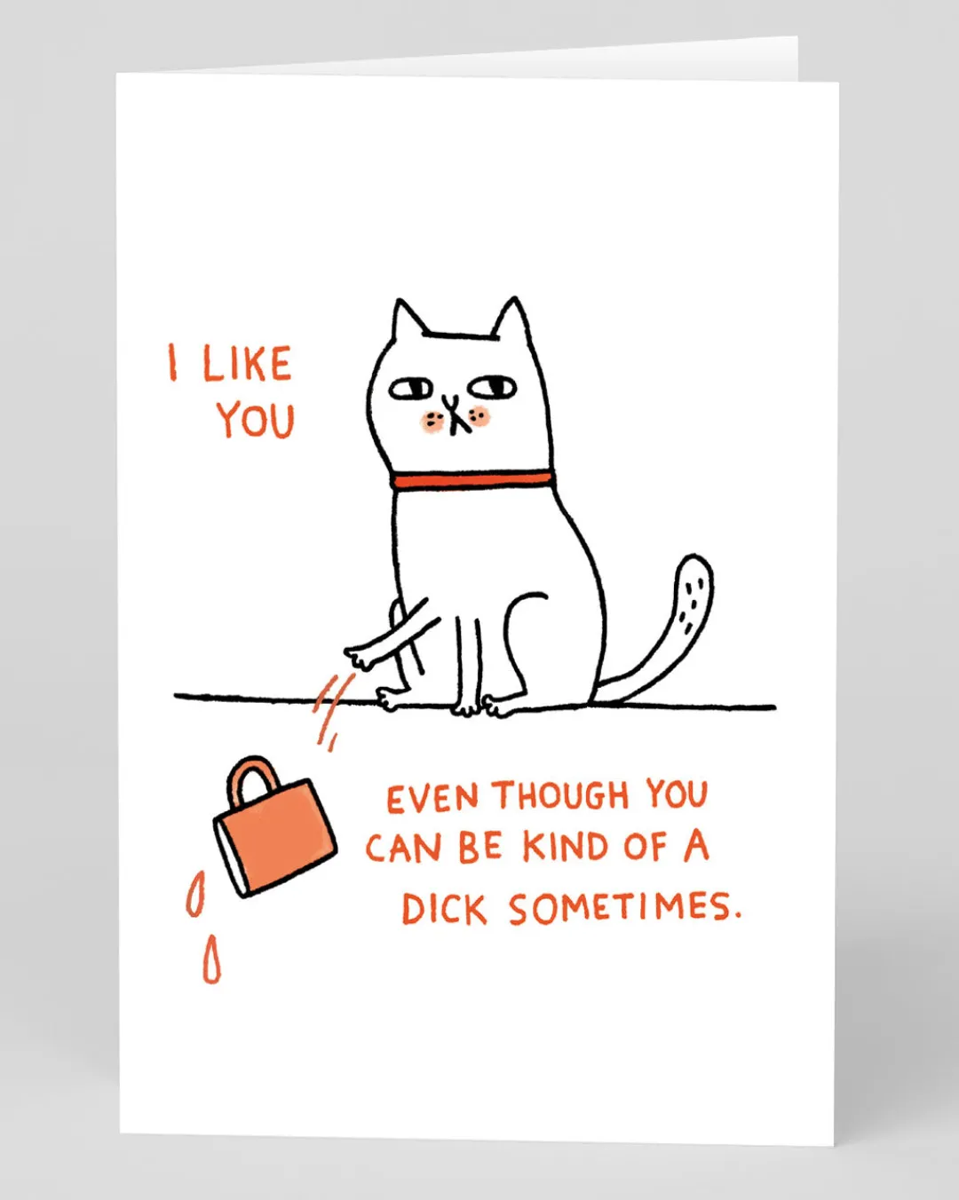Gemma Correll Valentine's Day|Anniversary*Personalised Dick Sometimes Greeting Card | Ohh Deer