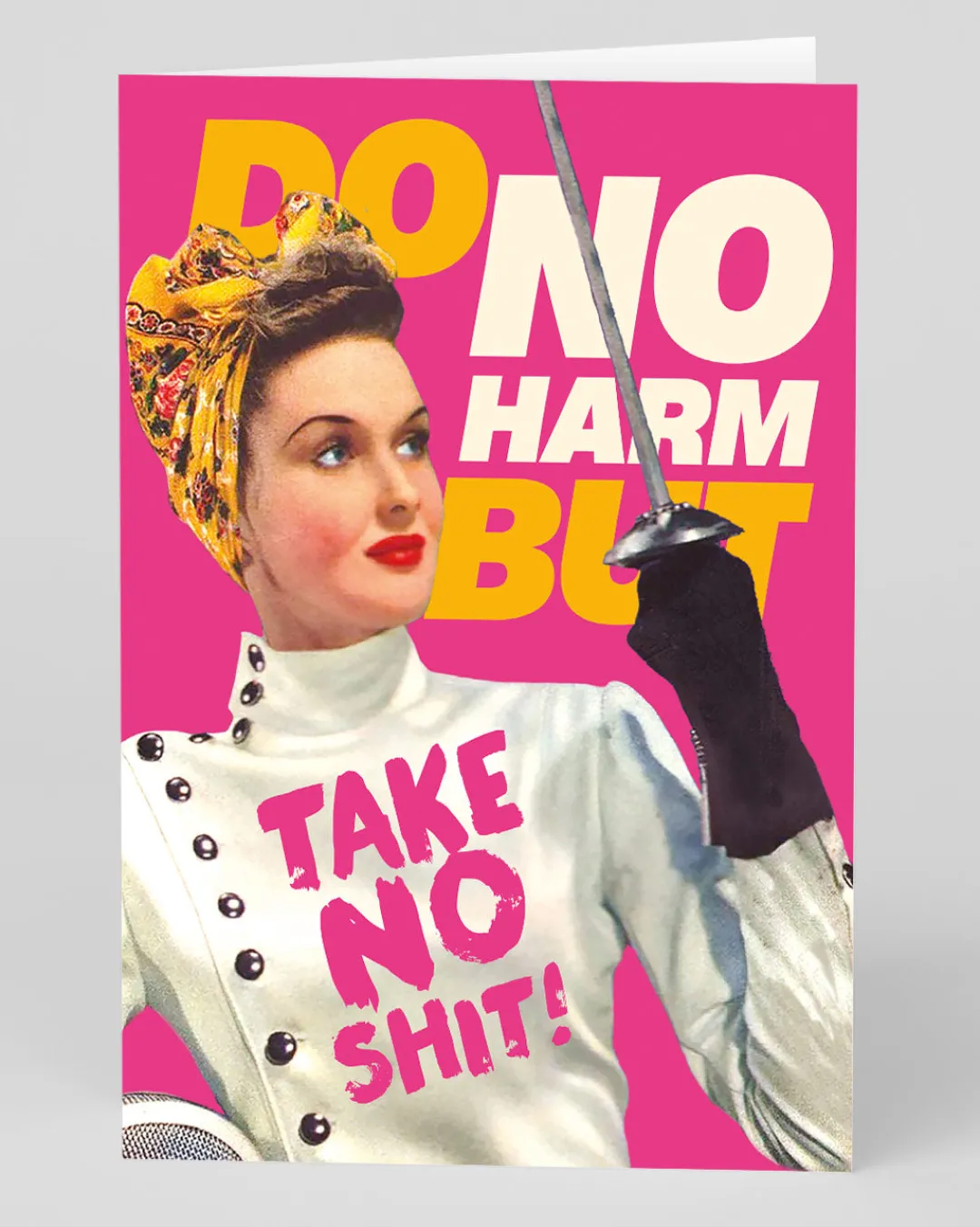 Offensive + Delightful Birthday|Birthday Cards*Personalised Do No Harm Greeting Card | Ohh Deer