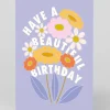 Elizabeth Olwen Birthday|Birthday Cards*Personalised Flowers Beautiful Birthday Card | Ohh Deer