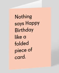 Twin Pines Birthday|Birthday Cards*Personalised Folded Peice of Card Birthday Card | Ohh Deer