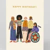 Emily Doliner Birthday|Birthday Cards*Personalised Friends Group Birthday Card | Ohh Deer