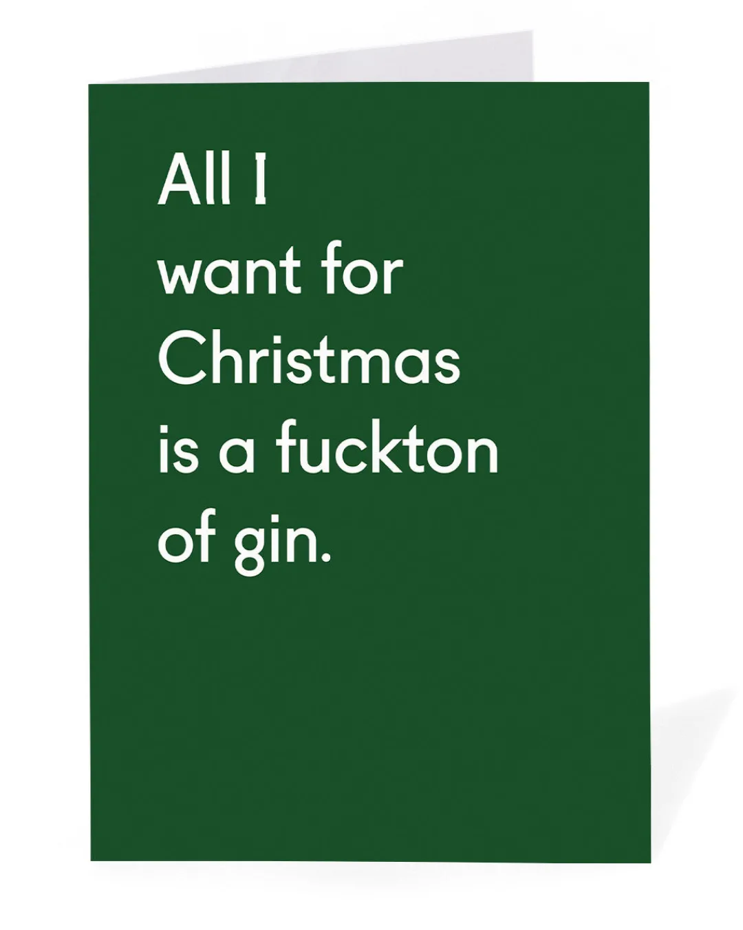 Ohh Deer Christmas|Christmas Cards*Personalised Fuckton Of Gin Christmas Card |