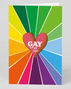 Offensive + Delightful Anniversary*Personalised Gay Af Greeting Card | Ohh Deer