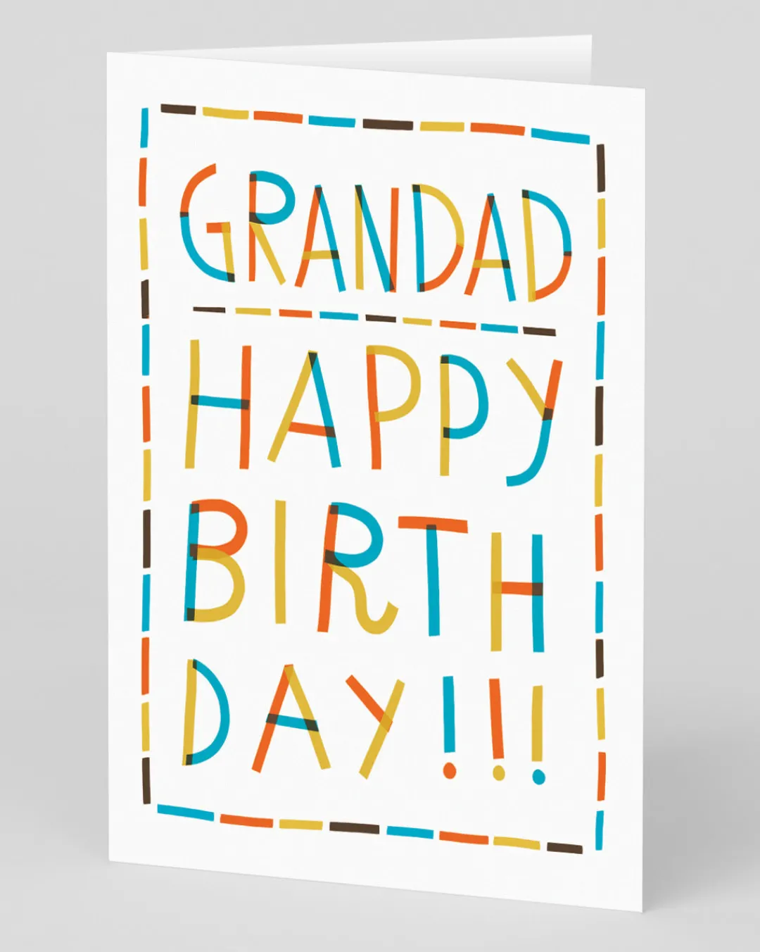Ohh Deer Birthday|Birthday Cards*Personalised Happy Birthday Grandad Card |