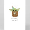 Alex Willmore Birthday|Birthday Cards*Personalised Happy Birthday Yo-da Best Greeting Card | Ohh Deer