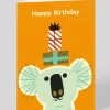 Andrew Kolb Birthday|Birthday Cards*Personalised Happy Birthday Koala Card | Ohh Deer
