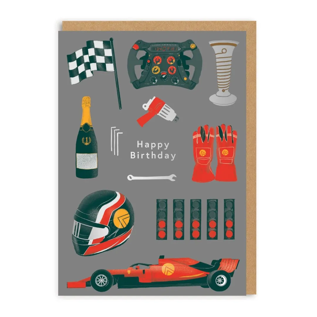 Ohh Deer Birthday|Birthday Cards*Personalised Happy Birthday F1 Card |