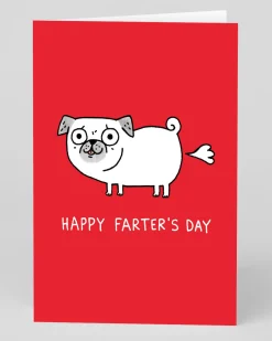 Gemma Correll Father's Day|Father's Day Cards*Personalised Happy Farters Day Greeting Card | Ohh Deer