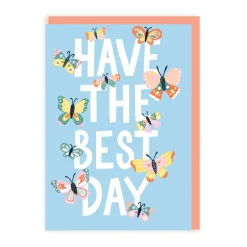 Ohh Deer Birthday|Birthday Cards*Personalised Have The Best Day Butterflies Birthday Card |