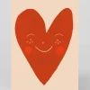 Sarah Wilson Valentine's Day|Anniversary*Personalised Heart Face Card | Ohh Deer
