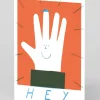 Max Machen Thinking Of You*Personalised Hey High Five Greeting Card | Ohh Deer