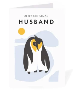 Ohh Deer Christmas|Christmas Cards*Personalised Husband Penguins Christmas Card |