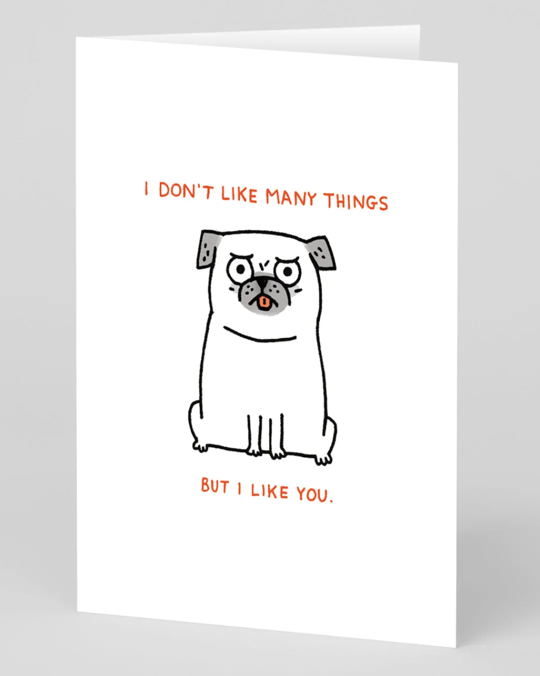 Gemma Correll Valentine's Day|Anniversary*Personalised I Don't Like Many Things Greeting Card | Ohh Deer