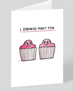 Gemma Correll Valentine's Day|Anniversary*Personalised I French Fancy You Greeting Card | Ohh Deer