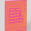 Ashkahn Thinking Of You*Personalised Infinite Positivity Greeting Card | Ohh Deer