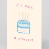 Jordan Carter Birthday|Birthday Cards*Personalised It's Your Birthday Cake Greeting Card | Ohh Deer