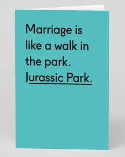 Twin Pines Engagement|Wedding*Personalised Jurassic Park Wedding Card | Ohh Deer