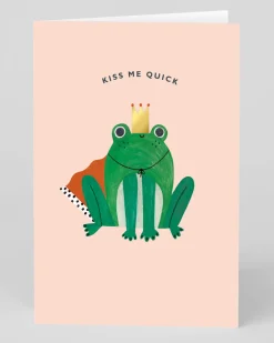 Daria Solak Valentine's Day|Anniversary*Personalised Kiss Me Quick Greeting Card | Ohh Deer