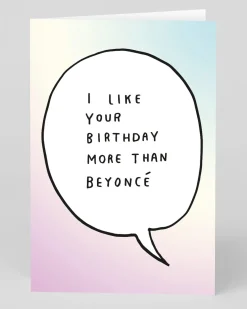 Ashkahn Birthday|Birthday Cards*Personalised Like More Than Beyonce Birthday Card | Ohh Deer