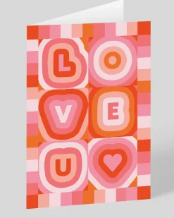 Ohh Deer Valentine's Day|Anniversary*Personalised Love U 70s Greeting Card |