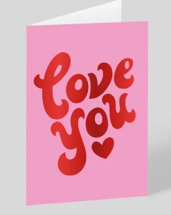 Ohh Deer Valentine's Day|Anniversary*Personalised Love You Lettering Greeting Card |