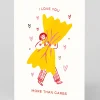 Emily Doliner Valentine's Day|Anniversary*Personalised Love You More Than Carbs Card | Ohh Deer
