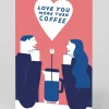 Max Machen Valentine's Day|Anniversary*Personalised Love You More Than Coffee Card | Ohh Deer