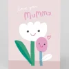 Ohh Deer Mother's Day|Birthday*Personalised Love You Mummy Flowers Greeting Card |