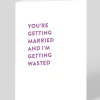 Stormy Knight Congratulations|Wedding*Personalised Married And Wasted Wedding Card