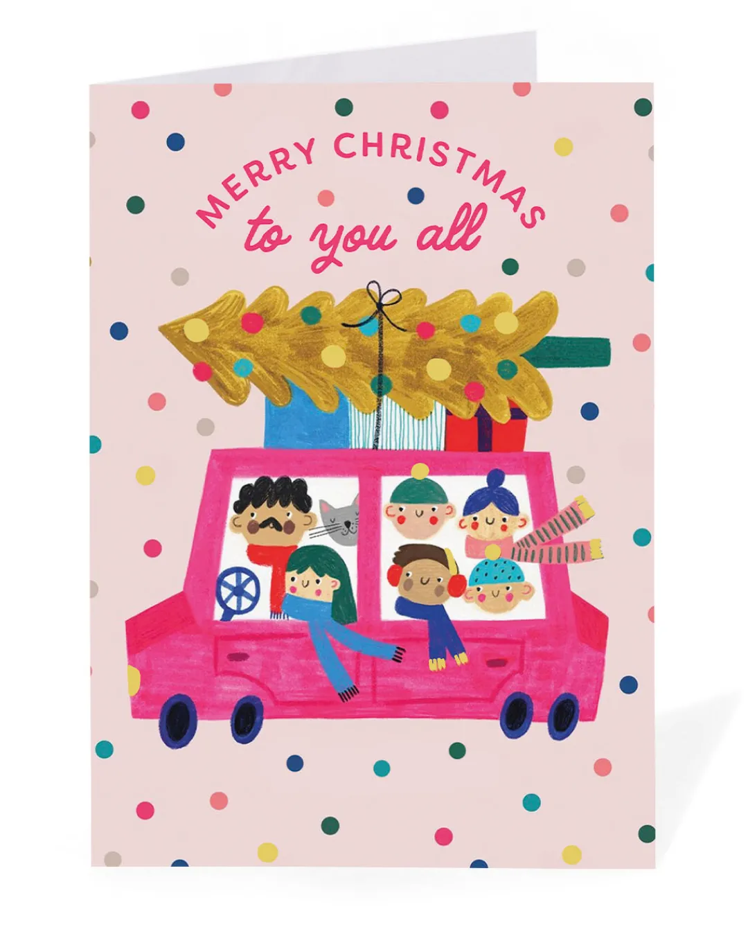 Ohh Deer Christmas|Christmas Cards*Personalised Merry Christmas to You All Car Christmas Card |