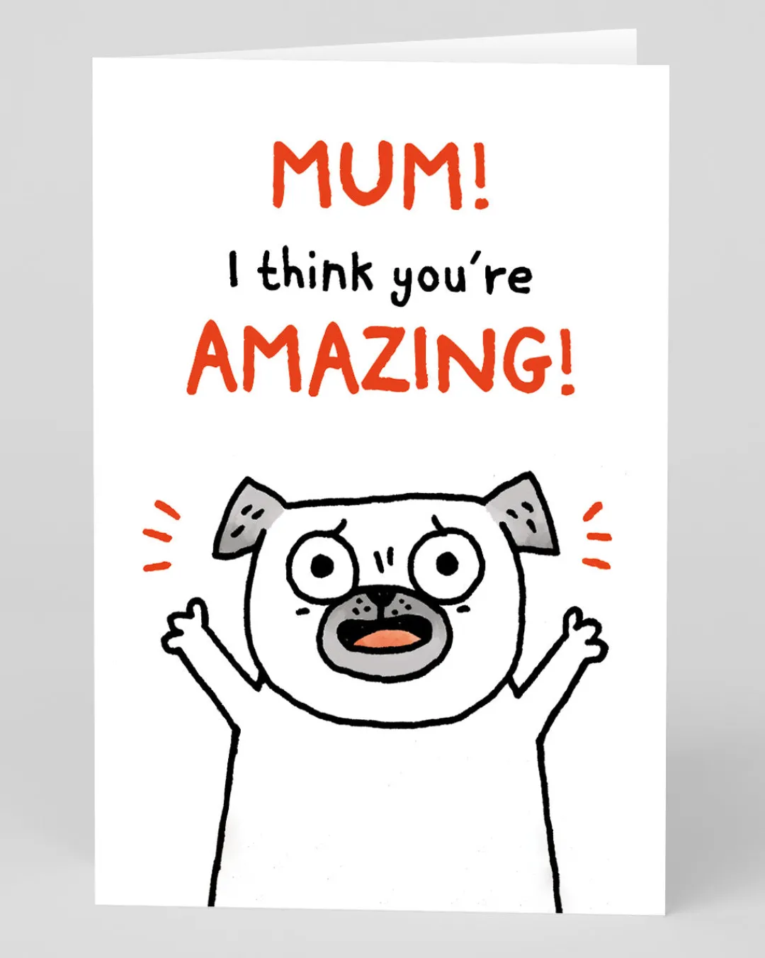 Gemma Correll Birthday|Mother's Day*Personalised Mum I Think You're Amazing! Greeting Card | Ohh Deer