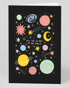 Badger u0026 Burke Father's Day|Birthday*Personalised Out Of This World Dad Greeting Card | Ohh Deer