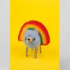Cat Rabbit Birthday|Thank You*Personalised Rainbow Pomeranian Greeting Card | Ohh Deer