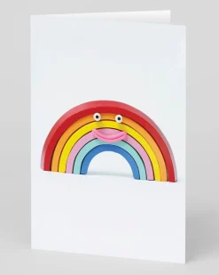Say Cheese Birthday|Thank You*Personalised Rainbow Smiley Face Greeting Card | Ohh Deer