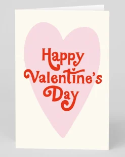 Ohh Deer Valentine's Day*Personalised Retro Heart Valentine's Day Card |