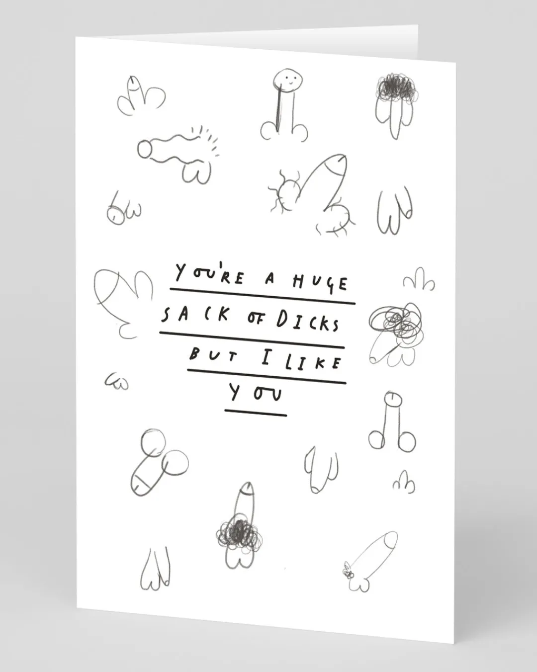 Jordan Carter Valentine's Day|Birthday*Personalised Sack 'O Dicks Greeting Card | Ohh Deer