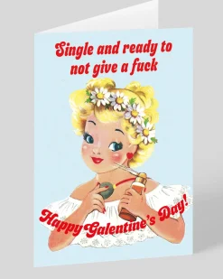 Smitten Kitten Valentine's Day*Personalised Single and Ready Card | Ohh Deer