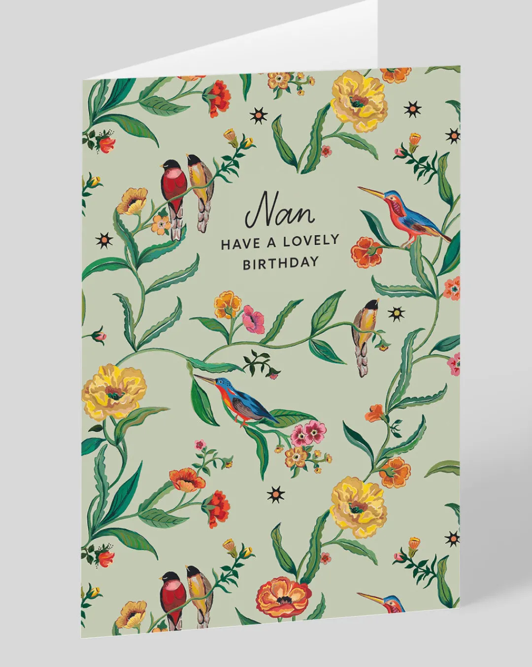 Cath Kidston Birthday|Birthday Cards*Personalised Summer Birds Nan Lovely Birthday Card | Ohh Deer