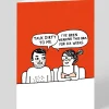 Gemma Correll Valentine's Day|Anniversary*Personalised Talk Dirty To Me Greeting Card | Ohh Deer