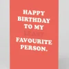 Ohh Deer Birthday|Birthday Cards*Personalised To My Least Fave Person Birthday Card |