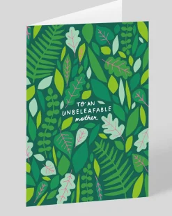 Badger u0026 Burke Mother's Day|Birthday*Personalised Unbeleafable Mother Greeting Card | Ohh Deer