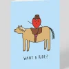 Sophie Hamlin Valentine's Day|Anniversary*Personalised Want a Ride Card | Ohh Deer
