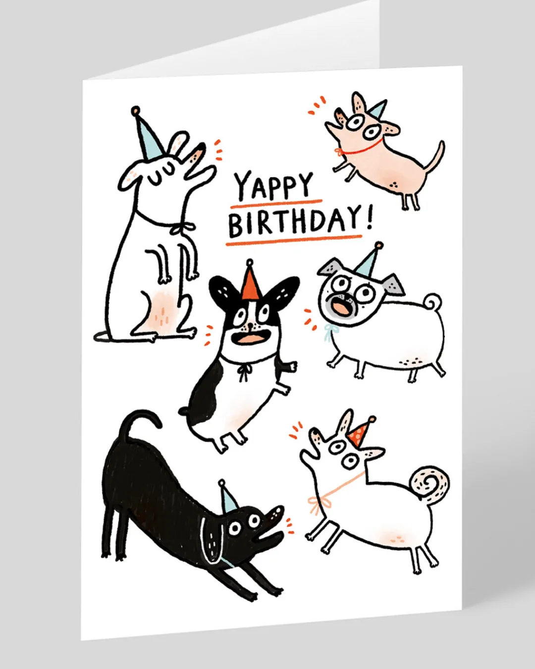 Gemma Correll Birthday|Birthday Cards*Personalised Yappy Birthday Greeting Card | Ohh Deer