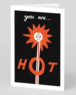 Max Machen Valentine's Day|Anniversary*Personalised You Are Hot Greeting Card | Ohh Deer