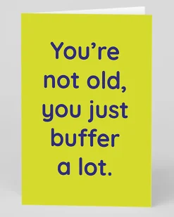 Barry Dunstall Birthday|Birthday Cards*Personalised You Just Buffer Greeting Card | Ohh Deer