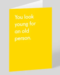 Twin Pines Birthday|Birthday Cards*Personalised You Look Young Birthday Card | Ohh Deer