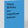 Twin Pines Birthday|Birthday Cards*Personalised You Magnificent Bastard Birthday Card | Ohh Deer